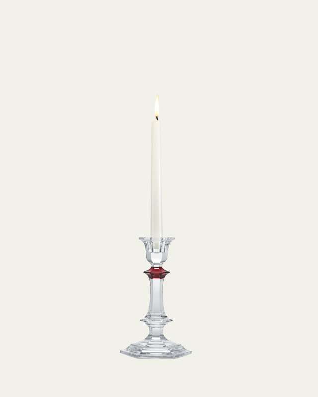 Harcourt Red Crystal Candlestick